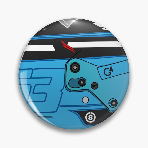 Item preview, George Russell 2025 F1 Helmet  designed and sold by Heybratan.