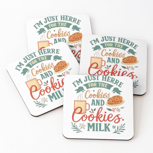 Item preview, A playful holiday design featuring cookies, milk, and festive cheer — perfect for Christmas lovers with a sweet tooth designed and sold by MoreDeo.