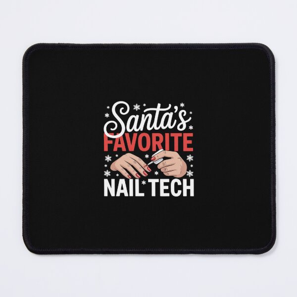 Item preview, Nail Tech Quote Work Uniform Nail Polish Christmas designed and sold by FranzFriesen.