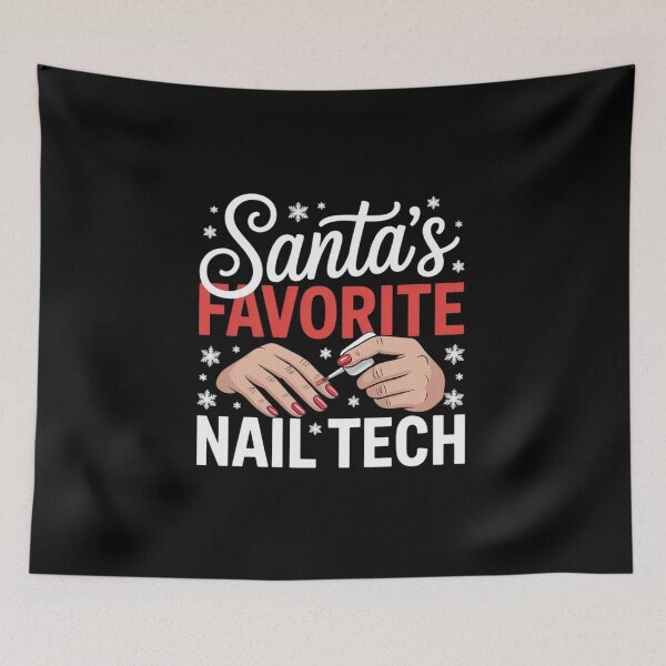 Item preview, Nail Tech Quote Work Uniform Nail Polish Christmas designed and sold by FranzFriesen.