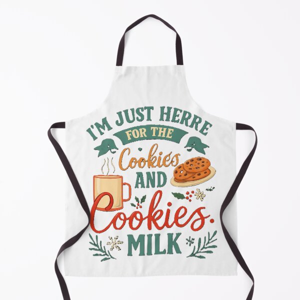Item preview, A playful holiday design featuring cookies, milk, and festive cheer — perfect for Christmas lovers with a sweet tooth designed and sold by MoreDeo.
