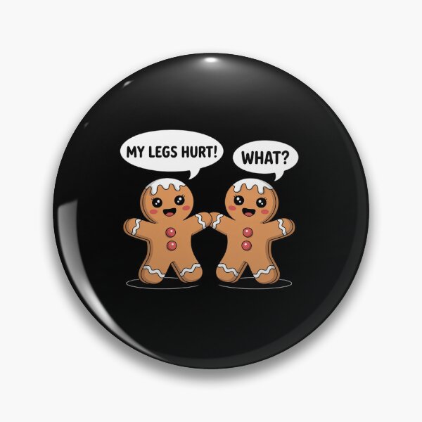 Item preview, My Legs Hurt What Funny Christmas Gingerbread Man designed and sold by HaileyRobel.