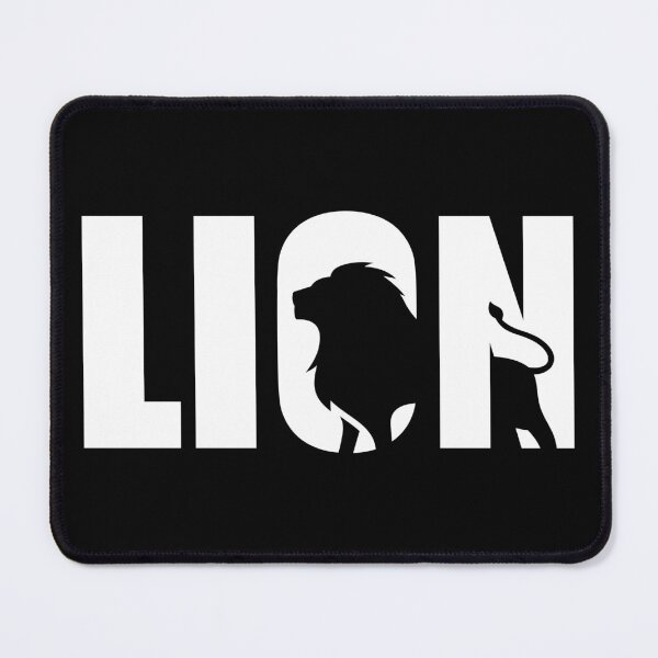 Item preview, Lion Silhouette Typography – Bold Animal Design designed and sold by Ahmed-G-Designs.