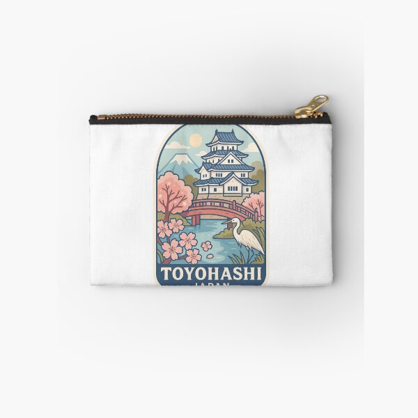 Item preview,  Toyohashi Japan Castle Scene with Sakura and Heron designed and sold by Aryabek.