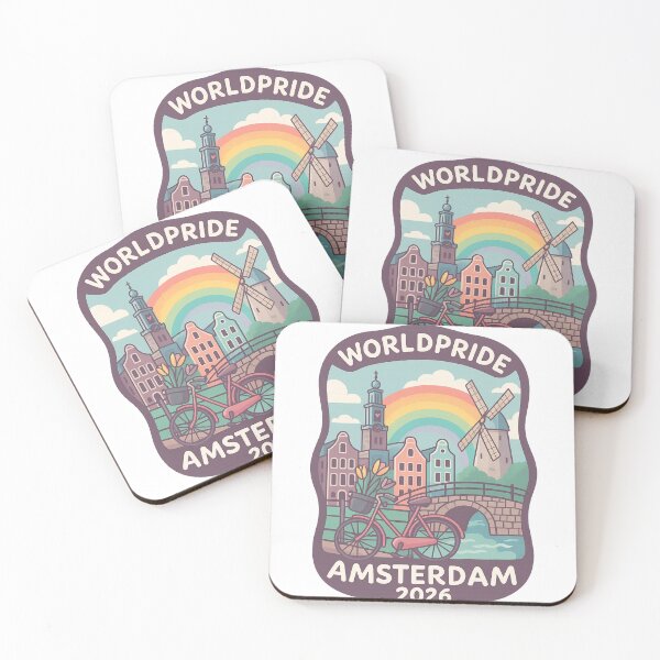 Item preview,  WorldPride Amsterdam 2026 with Windmill and Rainbow designed and sold by Aryabek.