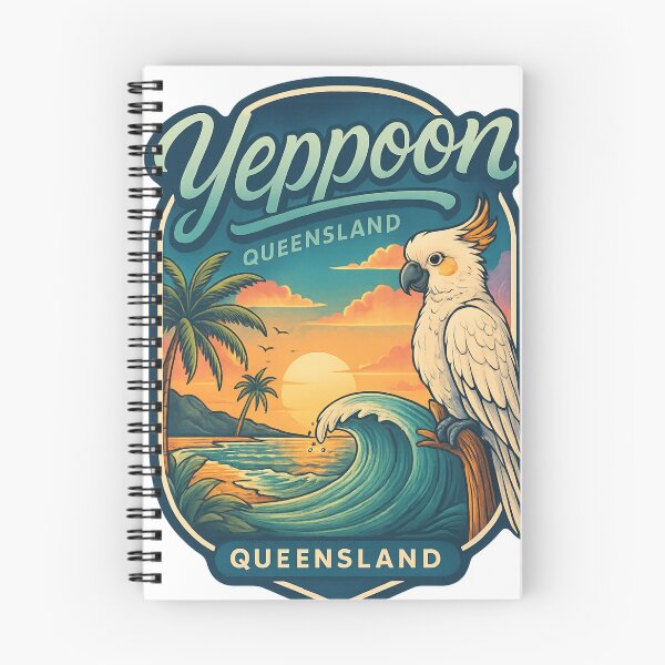 Item preview,  Yeppoon Queensland with Cockatoo and Tropical Coast designed and sold by Aryabek.