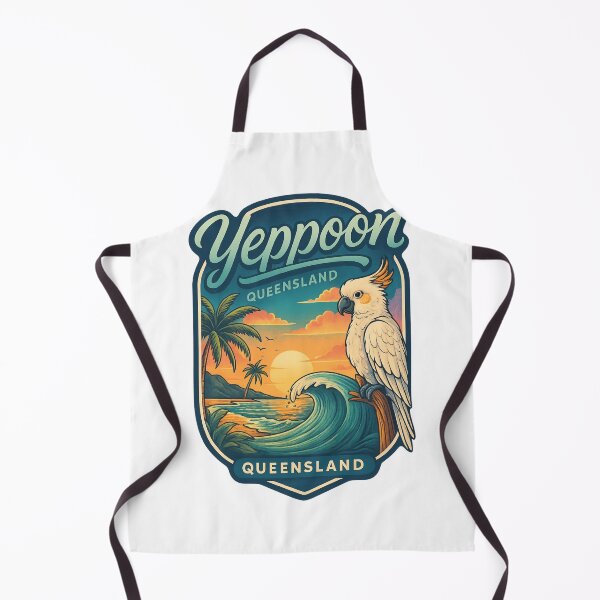 Item preview, Yeppoon Queensland with Cockatoo and Tropical Coast designed and sold by Aryabek.