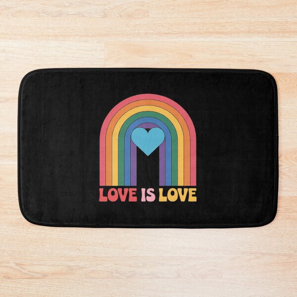Item preview, LOVE IS LOVE Rainbow LGBT Gay Lesbian Pride designed and sold by RoyTill0Art.