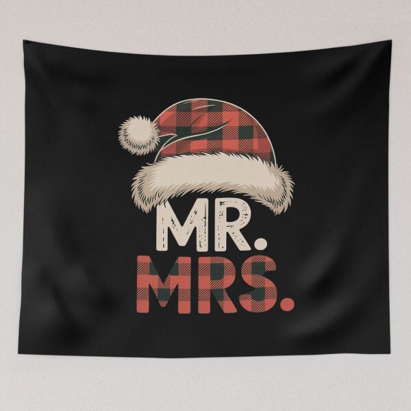 Item preview, Mr Santa Hat Buffalo Plaid Matching Couples Christmas Men designed and sold by marcusry.