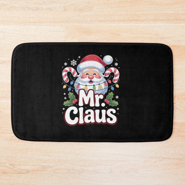 Item preview, Mr and Mrs Claus Couples Matching Christmas Pajamas Santa designed and sold by VasilisLamArt.