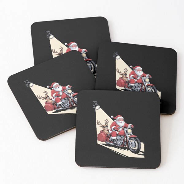 Item preview, Motorbike & Sidecar Christmas Santa Xmas Biker Mens designed and sold by khorbiasieno.