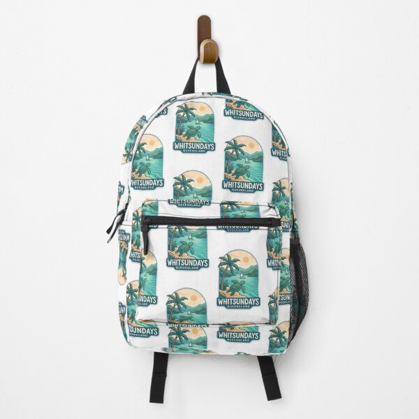 Item preview, Whitsundays Queensland with Sea Turtle and Sailboat designed and sold by Aryabek.