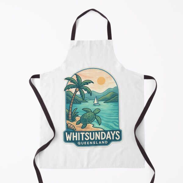 Item preview,  Whitsundays Queensland with Sea Turtle and Sailboat designed and sold by Aryabek.