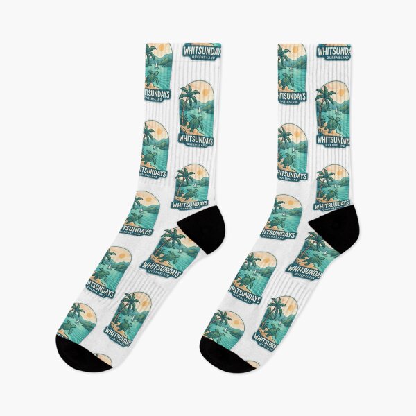 Item preview,  Whitsundays Queensland with Sea Turtle and Sailboat designed and sold by Aryabek.