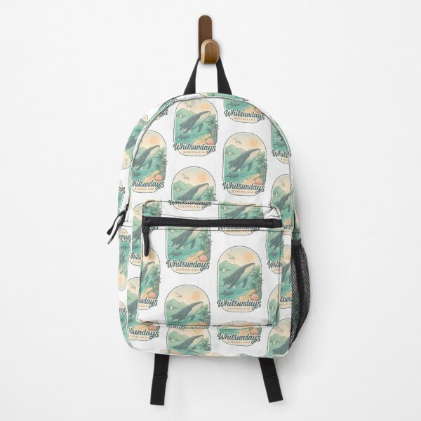 Item preview, Whitsundays Queensland with Humpback Whale and Coastline designed and sold by Aryabek.