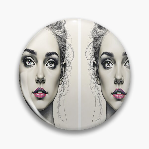 Item preview, 2 Classical Beautiful Sketched Faces designed and sold by Huskyyy Designs.