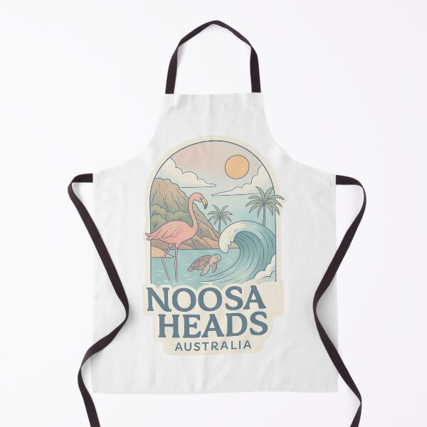 Item preview,  Noosa Heads Australia with Flamingo and Rolling Wave designed and sold by Aryabek.
