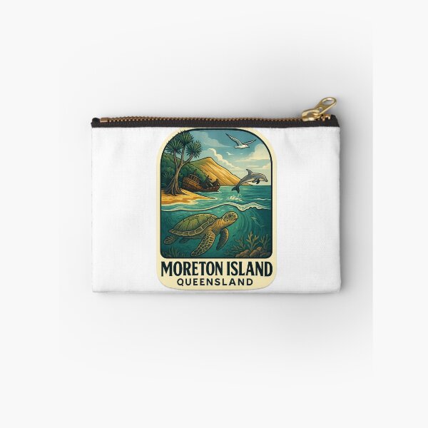 Item preview,  Moreton Island Queensland with Shipwreck and Sea Turtle designed and sold by Aryabek.
