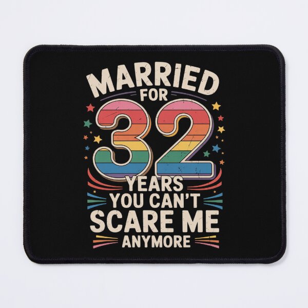 Item preview, Married 32 Years Gay Lesbian 32nd Wedding Anniversary LGBTQ designed and sold by RoyTill0Art.