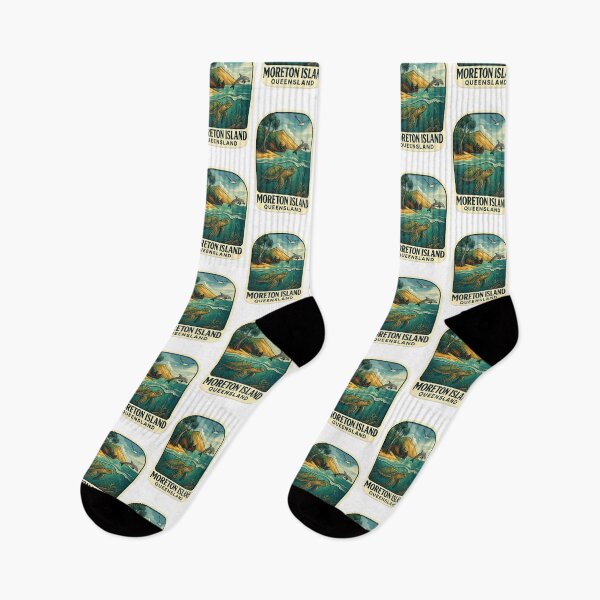 Item preview,  Moreton Island Queensland with Shipwreck and Sea Turtle designed and sold by Aryabek.