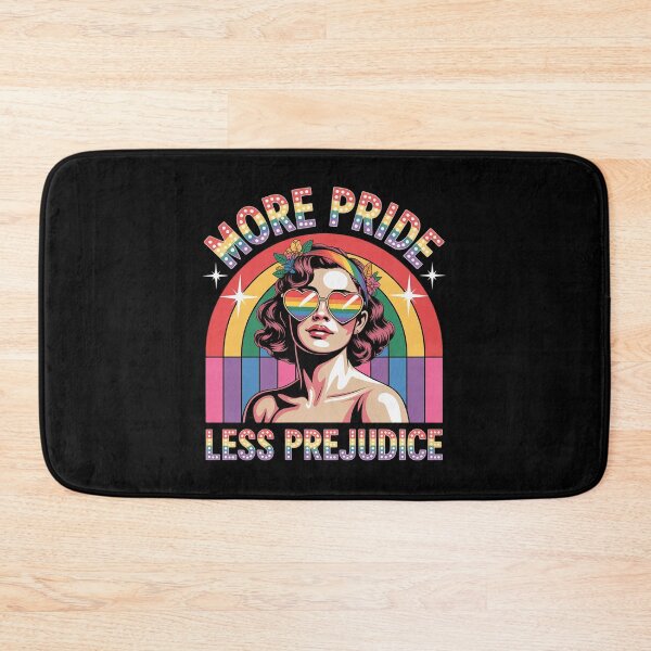 Item preview, More Pride Less Prejudice Pride Month LGBTQ Gay Lesbian designed and sold by RoyTill0Art.