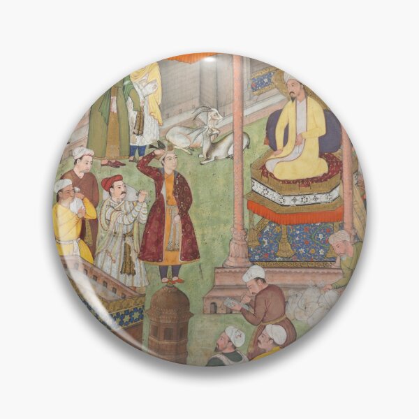 Item preview, Babur receives booty and Humayun’s salute after the victory over Sultan Ibrahim in 1526, from an Akbar-nama (Book of Akbar) of Abu’l Fazl (Indian, 1551 designed and sold by Vintage Designs +.