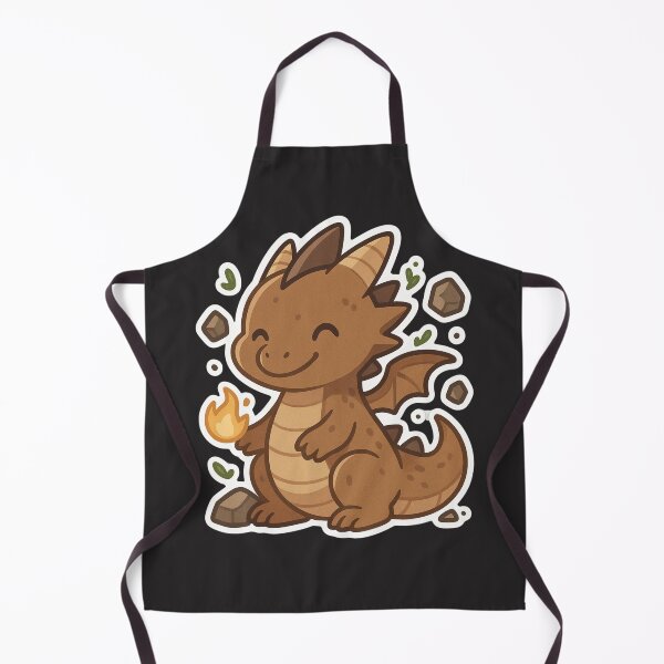Item preview, Earth Dragon – Cute Kawaii Brown Baby Dragon Sticker designed and sold by Sksticker991.