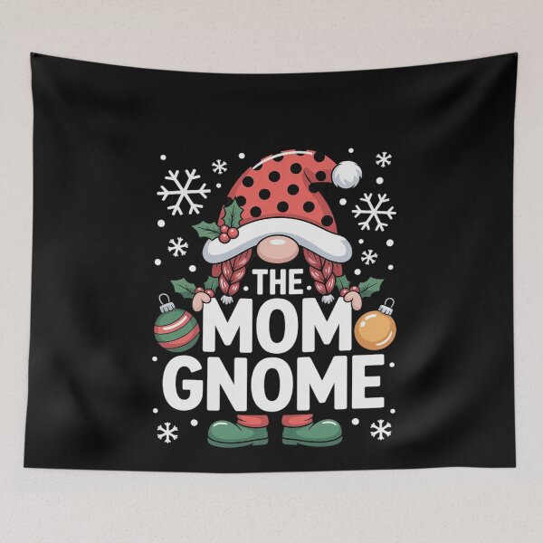 Item preview, Mom Gnome Buffalo Plaid Matching Family Christmas designed and sold by MinaReinger.