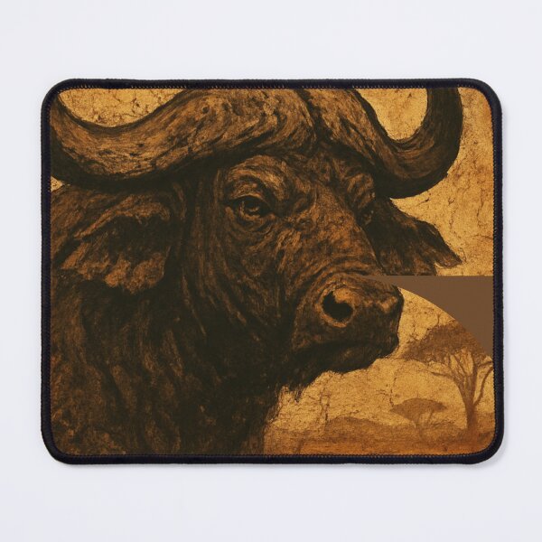 Item preview, Cape Buffalo Sentinel Textured Power, Control Identity designed and sold by SavannaStrikes.