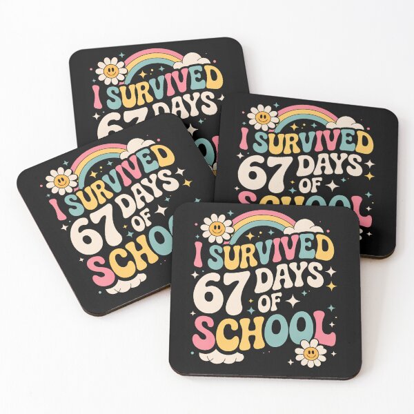 Item preview, I Survived 67 Days Of School Funny Six Seven 6 7 Meme designed and sold by MadalynKiehn.