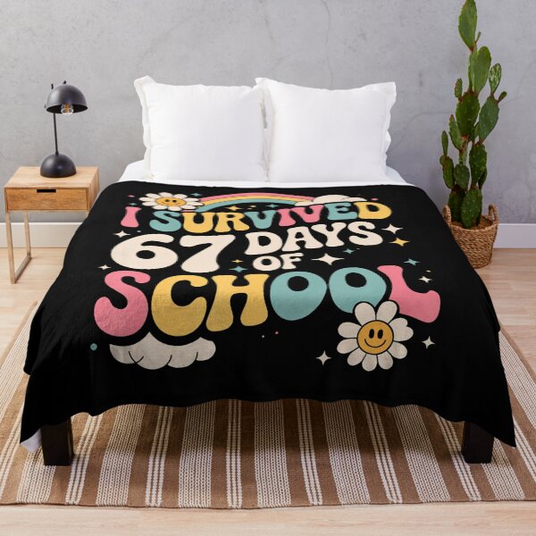 Item preview, I Survived 67 Days Of School Funny Six Seven 6 7 Meme designed and sold by MadalynKiehn.