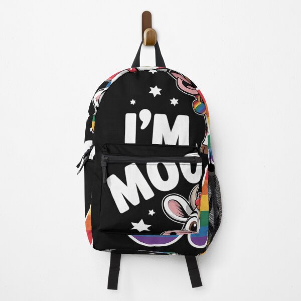 Item preview, Move I'm Gay Cow LGBT Lesbian Gay Pride designed and sold by RoyTill0Art.