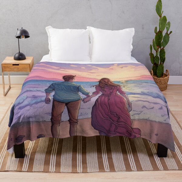 Item preview, Young couple in love looking at sunset designed and sold by Photopat.