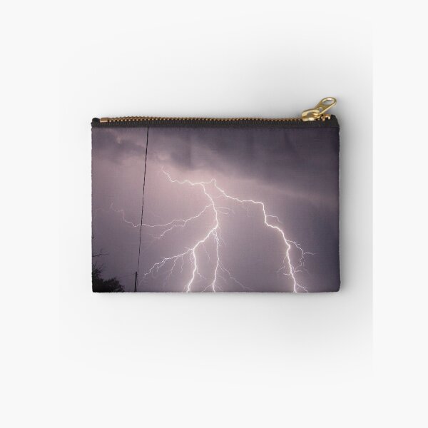 Item preview, Fork Lightning Over Wet Landscape Photographic Print designed and sold by Mother-Nature65.