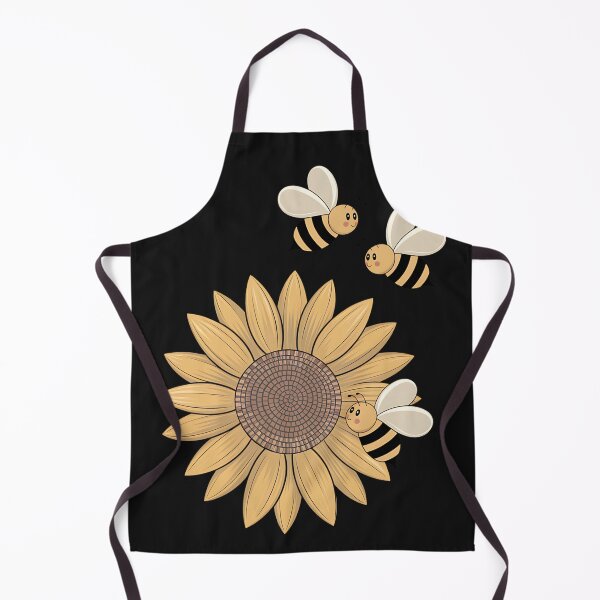 Item preview, Sunflower Bees Retro Nature Summer Flower Beekeepers Gift designed and sold by AvagondaMind.