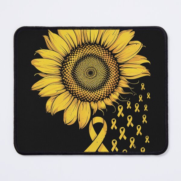 Item preview, Sunflower Bladder Sarcoma Bone Cancer Ribbon Awareness Gifts designed and sold by AvagondaMind.