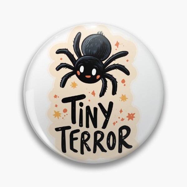 Item preview, “Tiny Terror” Cute Kawaii Spider Design designed and sold by SleekLineSketches.