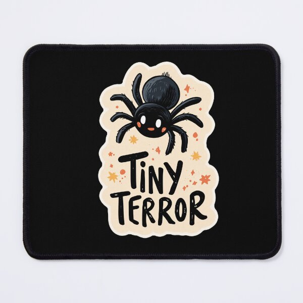 Item preview, “Tiny Terror” Cute Kawaii Spider Design designed and sold by SleekLineSketches.