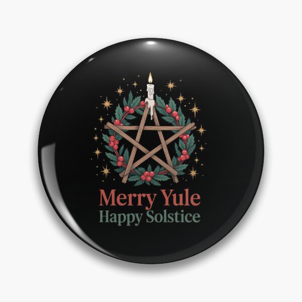 Item preview, Merry Yule Happy Solstice Pagan Yuletide Season Christmas designed and sold by VasilisLamArt.