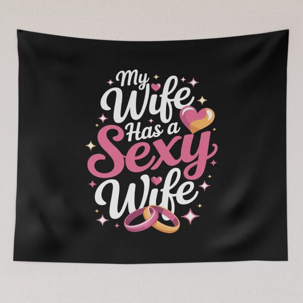 Item preview, My Wife Has A Sexy Wife Matching Lesbian Couple Wedding designed and sold by RoyTill0Art.