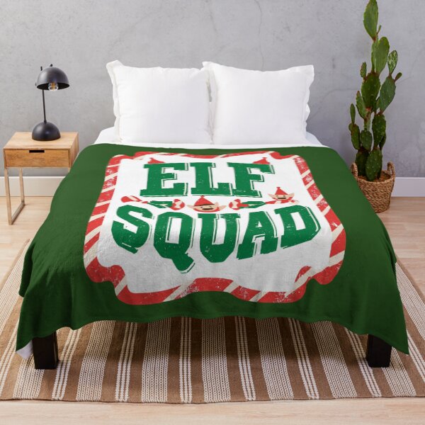 Item preview, Elf Squad – Fun Christmas Elf Team Design with Candy Cane Frame designed and sold by Meiersbeste.