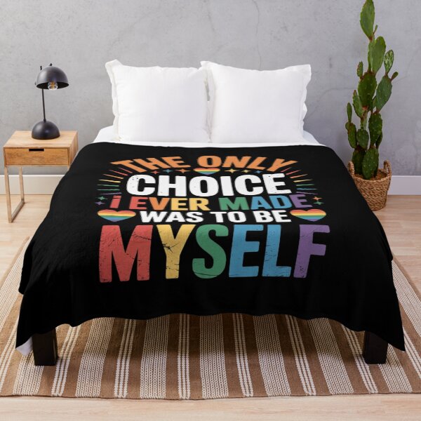 Item preview, Only choice be myself for gay and lesbian LGBT pride designed and sold by RoyTill0Art.