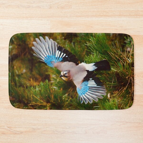 Item preview, Jay in flight – Colorful & Elegant / Swiss Artwork Photography designed and sold by Raphael Wolf.