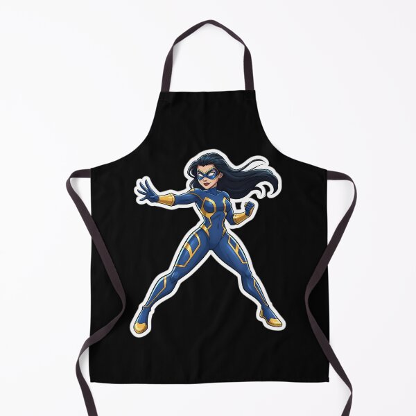 Item preview, Dynamic Blue & Gold Superhero – Dispatch Game Inspired Action Art designed and sold by Pixelmap.