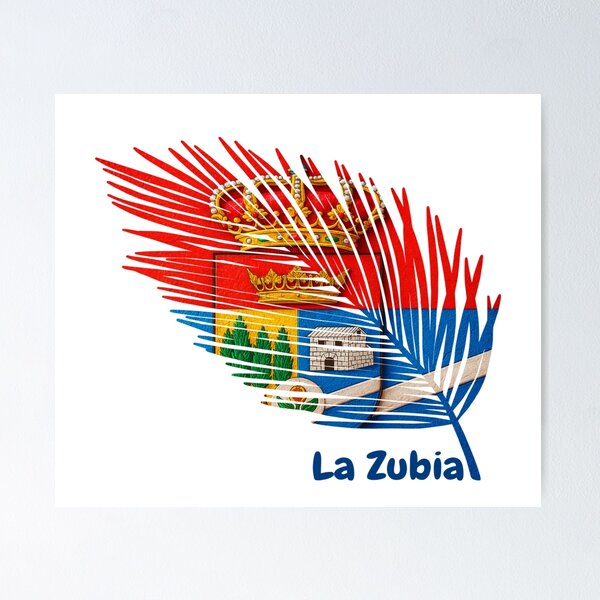 Item preview, Abstract Flag of La Zubia – Feather Shape Design designed and sold by ArteJorge48.