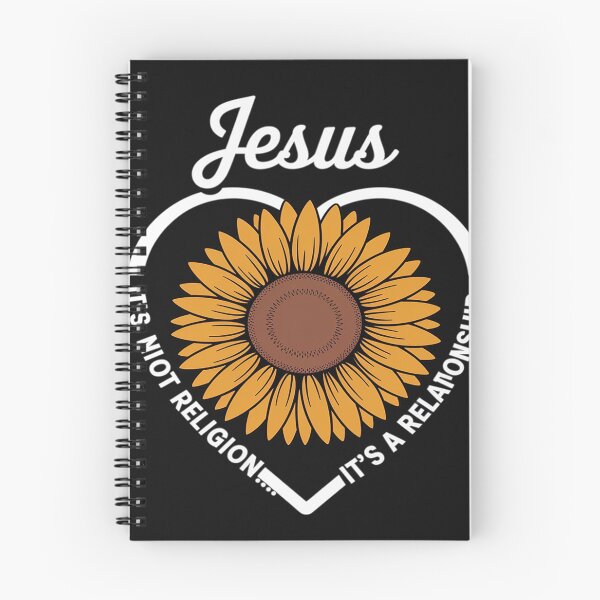 Item preview, Sunflower Jesus Not Religion Relationship God Christian 3 designed and sold by AvagondaMind.