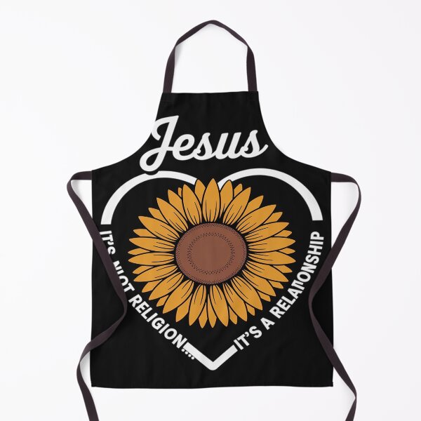 Item preview, Sunflower Jesus Not Religion Relationship God Christian 3 designed and sold by AvagondaMind.