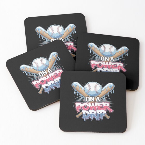 Item preview, On A Power Drip Baseball Ice Cream Dripping With Sprinkles 10  designed and sold by lilLilaBatArt.