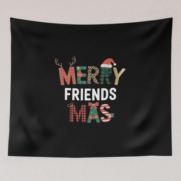 Item preview, Merry Friendsmas Shirt, Friends Christmas Shirt, Friends Gift designed and sold by VasilisLamArt.