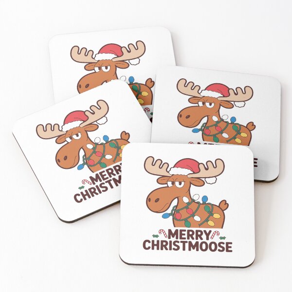 Item preview, Merry Christmoose Christmas Moose Xmas Tree Lights Gift designed and sold by DrewLeuschke.